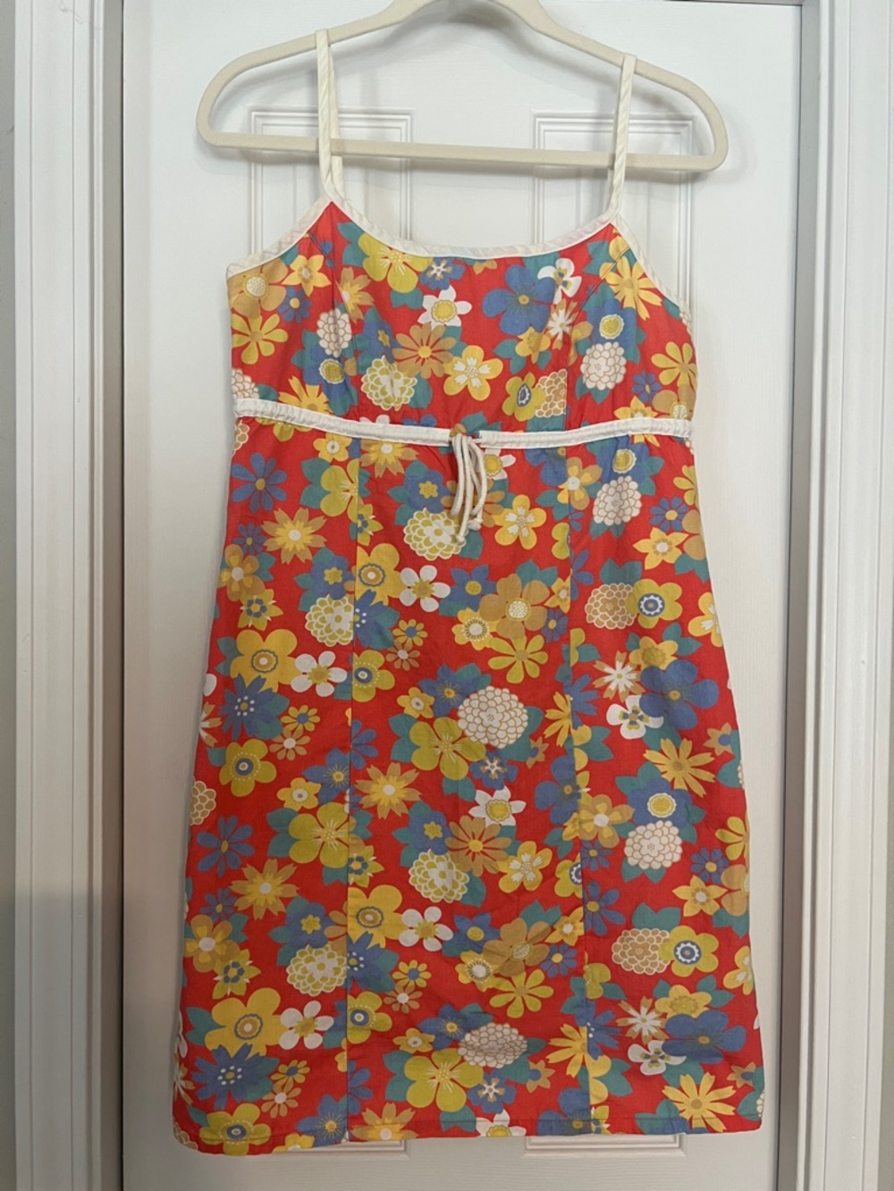 Old Navy Y2K Floral Spaghetti-Strap Retro Dress